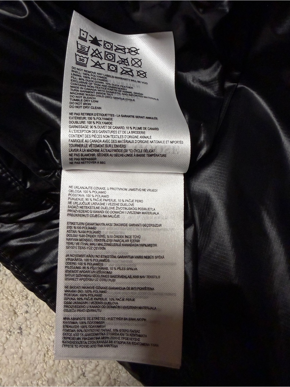 Canada Goose Cypress Puffer Vest Black Logo Size S Full Set Brand New - Picture 11 of 16